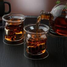 This Whiskey Decanter Is A Creative Transparent Whiskey Helmet-Shaped Glass, Reminiscent Of A Star Wars Space Fortress. It's A Creative Wine Activator, Spirits Container, And Double-Walled Insulated Coffee Cup. Transparent With A Portable Handle, It's Suitable For Cappuccinos, Lattes, Tea, And Hot/Cold Drinks. Perfect For Easter, Christmas, Birthday Parties, Back-To-School Season, And Other Occasions. - Multicolor - View 6