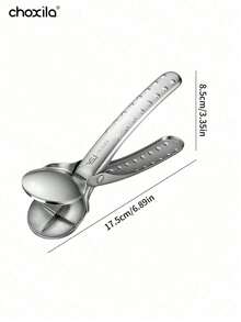 choxila 1pc Stainless Steel Nut & Chestnut Cracker, Dried Fruit Peeler And Sheller, Walnut Pliers, Metal Nut Opening Pliers, Chestnut Opener, Dried Fruit Opener, Rust-Proof Kitchen Tool, Suitable For Home And Kitchen Use