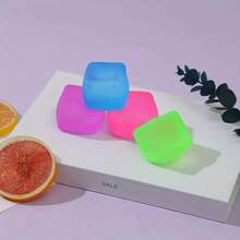 3pcs Squeeze Toys - Soft Ice Cubes For Stress Relief, Relax Fingers, Classroom Prizes & Festive Gifts, Thanksgiving, Christmas - 3 chiếc màu ngẫu nhiên - Xem 1
