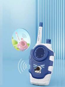1 Pair New Children's Walkie Talkies, Easy To Operate, Suitable For Kids, Family Interactive Toy, Long Distance Communication Toy, Holiday/Birthday Gift