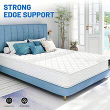 OYAJIA 3FT/4FT6/5FT Size Mattress, 7 Inch Pocket Sprung Mattress Single/Double/King Size With Breathable Foam And Individually Pocket Spring - Medium, Luxury Box Top Collection - White - View 8