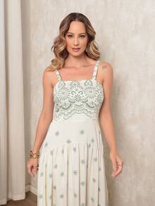 Vestido Midi - Verde - Visão 5