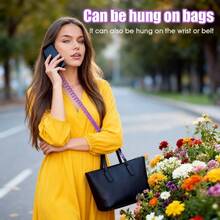 8 pièces/set Lanière de téléphone avec patch de couleur noire, dragonne de téléphone pour protection contre les chutes, idéal pour l'extérieur, la randonnée, le cyclisme, l'escalade