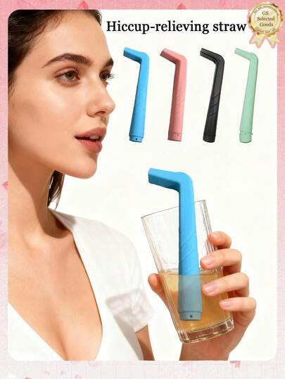 1pc Anti-Burping Device, Reliable, No Medication Needed, Relieve Hiccups Through Physical Method, Portable, Reusable After Washing, Suitable For All Ages