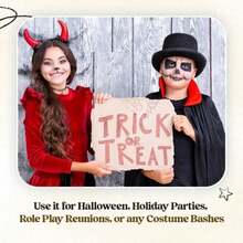 Funny Party Hats Top Hats For Adults Dress Up Hats Costume Party Hats For Men Women Unisex(Black 5" Top Hat) - 彩色 - 查看 6