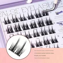 Dorolab Lashes, Dorolab Eyelashes, Dorolab Reusable Glue-Free False Eyelashes, Dorolab Glue Free Eyelashes, Lash Clusters Kit Waterproof, Press On Lashes No Glue Needed (A)(Random Shipment) - 隨機 - 查看 6