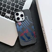 Funda para teléfono con diseño de Fútbol B-Barca, compatible con modelos de  17, 16E, 16, 15, 14, 13, 12, 11 Pro Max, 11 Pro, Air, X, XR, XSMAX, 8, 7 y 7 Plus, diseñada para evitar caídas con una cubierta trasera suave de TPU - Negro - Ver 3
