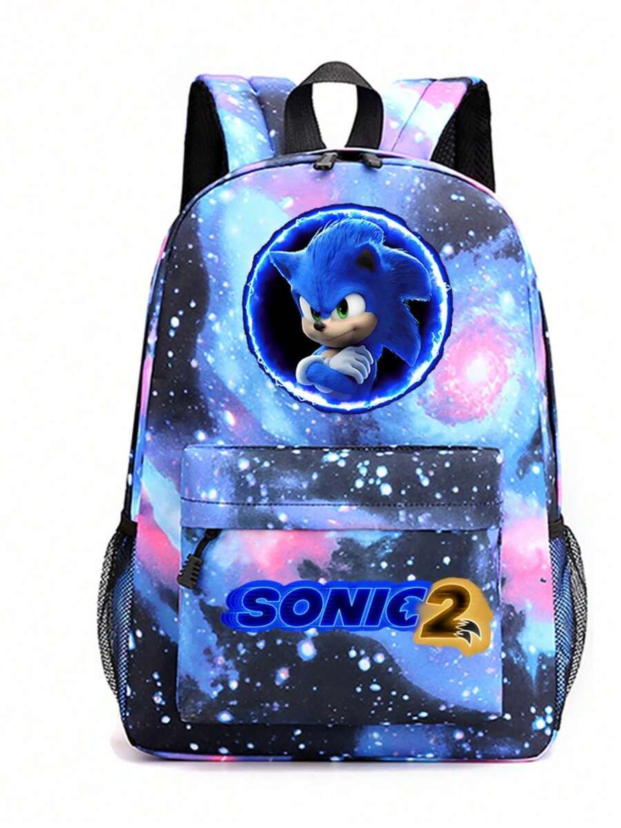 Cartoon Character Printed Peripheral Schoolbag Oxford Cloth Backpack Student Backpack - Multicolor - View 1