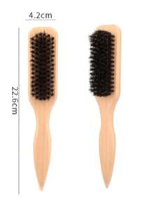 1 Set Unisex Haarkamm & Bartbürste, parfümfreie professionelle Haarbürste, Farbverlauf Haarbürste, glatte flache Rückseite, grobe & feine Zahnkämme, geeignet für Nationalfeiertag, Badezimmer, Kopfmassage, Schulanfang, Reise, Urlaub und Alltag, Festivalgeschenk für Familie und Freunde