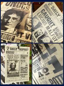 Harry Potter 1张哈利波特每日全息海报，3种场景变换，魔法世界艺术，创意电影海报，魔法学校装饰，粉丝礼物，返校季 [官方授权] - 彩色 - 查看 5