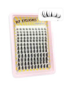 Asiteo 120pcs Anime Cartoon False Eyelashes, D Curl Individual Lashes, Cartoon Lash Clusters - Cosplay DIY Fake Lashes, Reusable, Beginner Friendly, Comes With Lash Glue, Tweezers, Adhesive And Sealant, Suitable For Daily And Party Occasions, DIY Lashes At Home - Multicolor - View 11