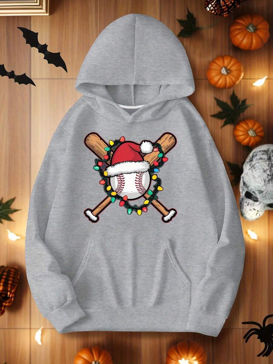 Women's Baseball Hoodie - Gray - View 1