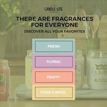 Candle-lite - Velas perfumadas de otoño, rollos de canela, tarro de 18 onzas, vertidas con orgullo en los Estados Unidos, vela de aromaterapia, una sola mecha con 110 horas de tiempo de combustión(Island Bellini (NUEVO) 18 oz) - Multicolor - Ver 7
