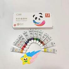 Watercolor Paint Set - Rich Colors, Suitable For Painting, 12/18/24 Colors Available, 5ml/0.18oz Per Color - Professional Art Supplies, Ideal For Beginners, Students And Adults, Vibrant Colors, Great For Creative Painting Projects