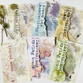 20张和纸贴纸，PET材质，自粘塑料，图案可爱，适用于DIY剪贴簿、日记装饰、手账、卡哇伊贴纸、创意手工、手账装饰、节日装饰（圣诞节、万圣节、情人节）。