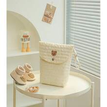 INS Korean Baby Diaper Bag, Cute Bear Design Multi-Functional Portable Diaper Bag For Outings - Multicolor - View 15