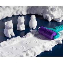 4602 Floof - Creaciones de Arcilla Reutilizable para Interiores sin Fin de Nieve con 3 moldes Polares para bebs y Rodillo de Huellas - inicial - Ver 5