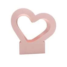 5pcs Heart-Shaped Paper Flower Boxes With Handles, Gift Bags Suitable For Weddings, Valentine's Day, Mother's Day, Graduation Ceremonies And Parties - Multicolor - View 9