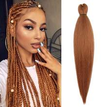 Braiding Hair Pre Stretched 26Inch Pre-Stretched Braiding Hair EZ Braid Yaki Texture Nthetic Hair Extensions For Crochet Box Braids - Multicolor - View 51