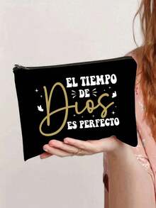 两件套黑色亚麻手提袋，彩色“Alos”字母图案，大容量收纳袋，个性化礼物，适合结婚纪念日和朋友生日，女士时尚帆布手提包，带纽扣，厚实亚麻材质，非常适合购物，情人节礼物，适合赠送给家人、朋友、同学、同事和爱人。 - 彩色 - 查看 7