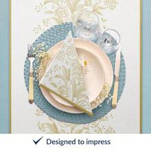 PAW - 50 Pieces Floral Linen-Feel Paper Napkins 16inch X 16inch, Disposable Cloth-Like Napkins With Rose Design, Dinner Napkins For Party, Wedding, Barbecue, Picnic,DinnerNapkins,RosePeonies - 玫瑰牡丹 - 查看 7