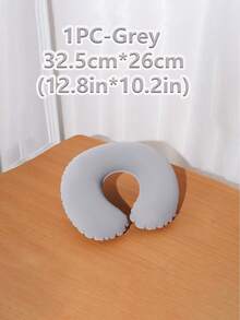 1pc Travel Pillow Neck Pillow Airplane Pillow Travel Car Home Office Travel Neck Flight Pillow Snap Button With Soft Cover, U Shaped Neck Pillow Portable Student Adult Pillow Pad, Supports Neck And Protects Cervical Vertebrae While Studying Or Riding In Car, Office Or Other Travel - Multicolor - View 13