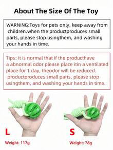 狗狗编织绳结玩具球，带纹理手柄，多种颜色可选。这款互锁绳球适合爱啃咬的狗狗，有助于清洁牙齿和训练牙齿。耐用的磨牙骨，适合大型犬。宠物狗磨牙玩具，可发出叫声，是狗狗磨牙和拔河的理想选择。 - 彩色 - 查看 8