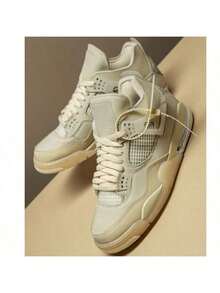High-Top Sneakers For Gym Training, Comfortable, Immediate Shipping. - 米色 - 查看 2