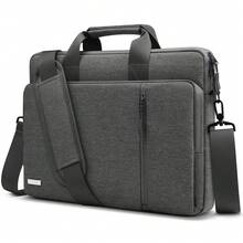 TECOOL 15.6-17.3 Inch Laptop Bag,360 Protective Case Messenger Bag Computer Sleeve Waterproof Briefcase With Shoulder Strap For 15.6-17.3 Inch ASUS HP Laptop And Other Brands Of Laptops,Dark Grey