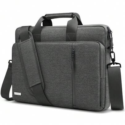 TECOOL 15.6-17.3 Inch Laptop Bag,360 Protective Case Messenger Bag Computer Sleeve Waterproof Briefcase With Shoulder Strap For 15.6-17.3 Inch ASUS HP Laptop And Other Brands Of Laptops,Dark Grey