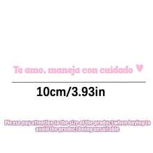 "I Love You, Drive Safely" Inspirational Sticker, Spanish "Te Amo, Maneja Con " Rearview Mirror Sticker "I Love You, Drive Safely" Waterproof Inspirational Car Window Sticker - one-size - View 3