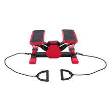 SENDERPICK Portable Pedal Exerciser With Pull Ropes Multifunctional Foot Pedal Exercise Machine - Red and Black - View 5