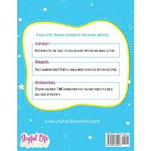 Fun Letter Tracing Book Vol 1: A Joyful Letter Practice Workbook For Preschool Pre-K And Kindergarten With 30 Positive And Empowering... Letter Practice Workbooks BandW Interior ) - Orange - View 6