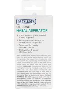 Aspirador  para Bebés Dr. Talbot - Silicona Libre de BPA - con Estuche de Almacenamiento - Elefante Azul - 1 - Ver 1