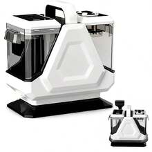 Aspiradora Para 550w Limpiar Alfombras 1.8l+1.3l 14kpa  Tapicería De Inyección Succión 5in1 electrodomesticos cable de alimentación con 5 accesorios Para Hogar O Auto Oficina - Blanco - Ver 7