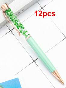 2025 New Creative DIY Dried Flower Pen, Floral Pen, Advertising Ballpoint Pen, Printed Logo Flower Pen, Back To School Season - Multicolor - View 25
