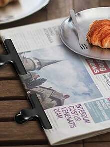 2pcs Stainless Steel Sealing Clips, Food Clips, Nordic Style Sealing Clips, Plastic Bag Airtight Food Clips, Butterfly Clips, T-Shaped Clips, Multi-Purpose Clips