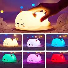 LED Creative Cute Kitten Nightlight Girl Cartoon Cat Doll Decomp - Multicolor - View 13