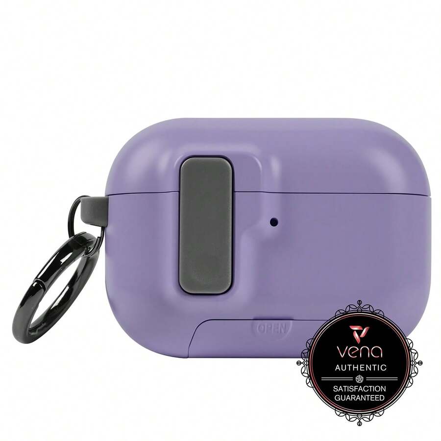 Vena For AirPods Pro 3 Case Cover Magsafe, With Auto Open Lock, Dual Layer Case Cover For AirPods Pro Gen 3 3rd Generation - Purple - View 1