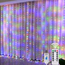 1pc Led Curtain Lights 100/200/300 LED Fairy Lights USB Copper Wire Lights With 8 Modes Twinkling Lights For Wedding, Birthday Party, Camping, Halloween, Christmas Decor Lamp For Outdoor, Garden, Patio, Yard, Christmas Tree Lamp - USB - View 17