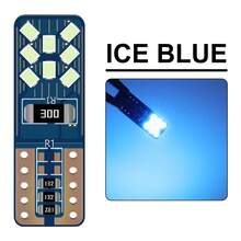 TOAUTO 10PCS T10 W5W LED Canbus 2016 16SMD No Error 194 168 T10 LED Car Interior Instrument Light Bulb Lamp 12v Universal White Ice-Blue