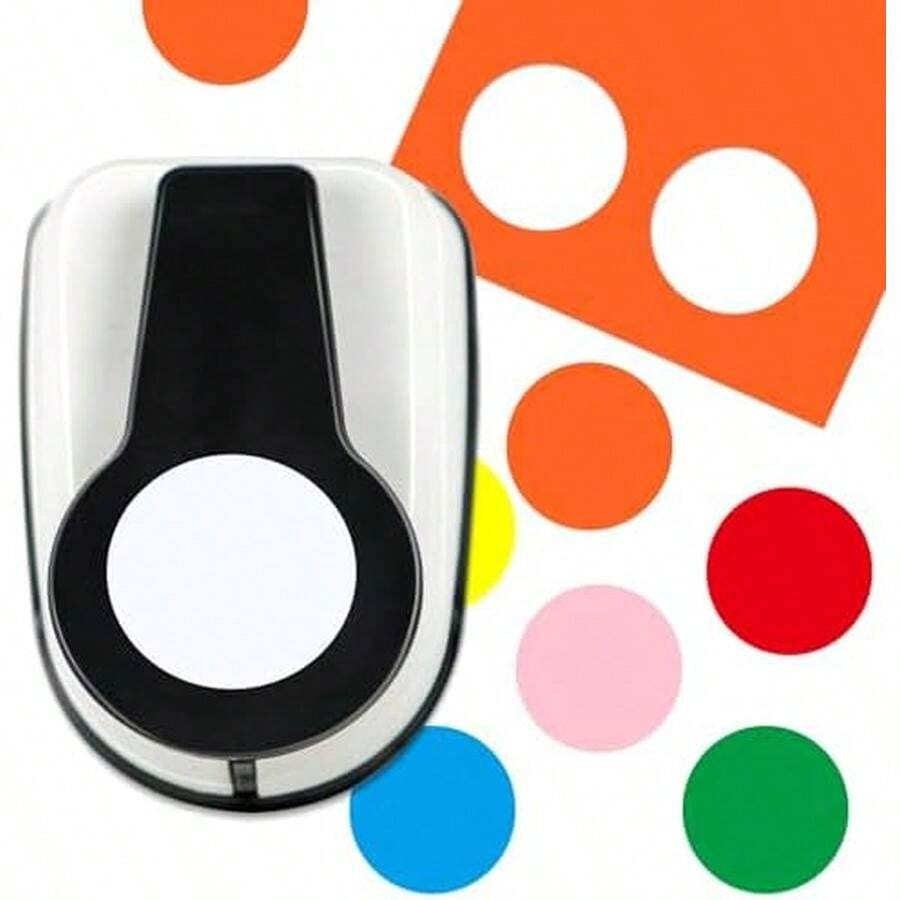 Circle Punch 1 Inch Hole Punch Paper Punches For Crafting Hole Puncher Crafts Punches Round Puncher Cutter - 1.5 In - View 1