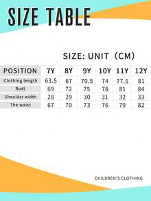 Tween Girl Polo Collar Smiling Face Print Half-Zip Dress - Royal Blue - View 7