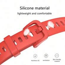 Correa de silicona impermeable compatible con Huawei Band 10 9 8 Sport, brazalete de TPU suave, recambio de correa de reloj para smartwatch , accesorio transpirable y duradero - Banda HW 10 9 8 - Ver 5