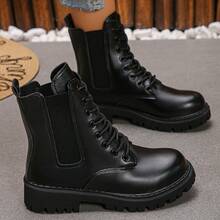 Women's Ankle Boots Are Fashionable, Casual And Comfortable, Suitable For Commuting And Leisure Occasions. - Black - View 15