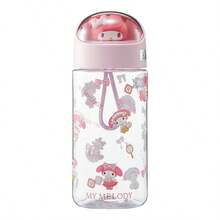 MINISO Sanrio My Melody X Kemeng Space Cup 500mL PC Material Shatter-Resistant Water Cup Cute Printed Portable Tumbler -LP Version (1 PC) - Pink - View 5