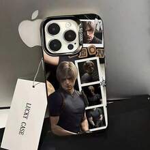 Funda de teléfono L-Leon Scott K-Kennedy para 17,16,15,14,13,12,11,Pro,Max,Plus, cubierta mate negra a prueba de golpes - z8 - Ver 11