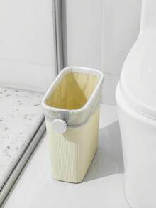 5pcs Trash Can/Garbage Bag Fixator(Non-Slip,Reusable,Easy To Install) Portable Household Trash Bag Disks Reusable Waste Liner Holders Garbage Bin Accessories For Kitchen Bedroom Outdoor,Storage Accessories,Ornament - Multicolor - View 6