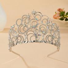 Bubble Crown Magic Wicked Witch Crown Headpiece Beauty Pageant Alloy High-End Hair Accessory Headpiece - White K - View 6