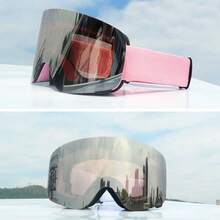 2025年最新款双镜片防雾滑雪眼镜雪镜冬季户外滑雪防护眼镜单板滑雪镜